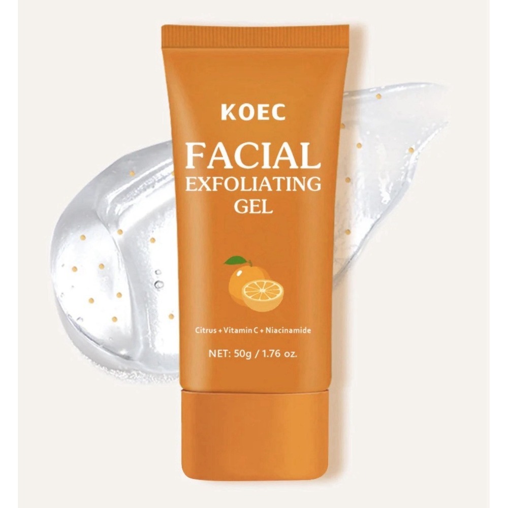 Facial Exfoliating Gel Scrub for Face and Purifying Body Deep Cleanse Pores